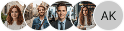 Several trader profile avatars displayed in a Clear Worthimandry trading review section